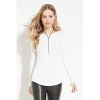Cutout Back Longline Top