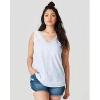 cut out v neck top