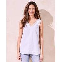 cut out v neck top