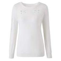 Cut Out Embroidered Jumper