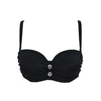 Curvy Kate Black Bandeau swimsuit Top Love Luau