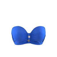 Curvy Kate Blue Bandeau Swimsuit Luau Love