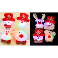 Cute LED Christmas Brooch - 5 Designs