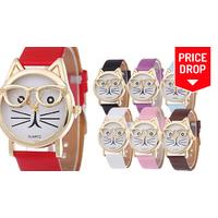 Cute Cat Face Watch - 7 Colours