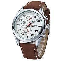 Curren 8170 Personality Scale False Three Eye Movement Quartz Watch