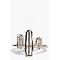 Cut Out Cactus Ring - gold