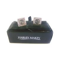 Cufflinks, Silver, Harvey Makin