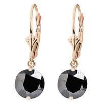 Cubic Zirconia Drop Earrings 4.75ctw in 9ct Rose Gold