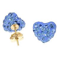 cubic zirconia paris stud earrings 265ctw in 9ct gold