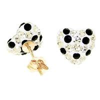 cubic zirconia paris stud earrings 265ctw in 9ct gold