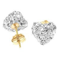 Cubic Zirconia Paris Stud Earrings 2.65ctw in 9ct Gold