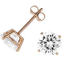 Cubic Zirconia Stud Earrings 4.5ctw in 9ct Gold