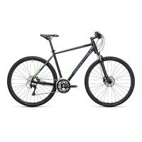 cube cross black 2017 hybrid bike