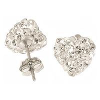 Cubic Zirconia Paris Stud Earrings 2.65ctw in 9ct White Gold