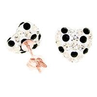 Cubic Zirconia Paris Stud Earrings 2.65ctw in 9ct Rose Gold