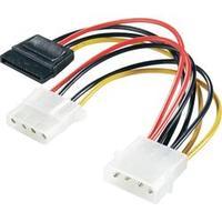 Current Y adapter [1x IDE power plug 4-pin - 1x SATA power socket, IDE power socket 4-pin] 0.15 m Black, Red, Yellow Ren