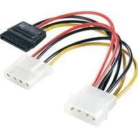 current y adapter 1x ide power plug 4 pin 1x sata power socket ide pow ...