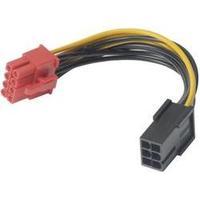 Current Cable [1x PCI-E plug 6-pin - 1x PCI-E plug 8-pin] 0.10 m Yellow-black Akasa