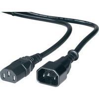 Current Extension cable [1x IEC C14 plug - 1x IEC C13 socket ] 1.80 m Black Belkin