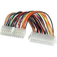 Current Extension cable [1x ATX power plug 24-pin - 1x ATX power socket 24-pin.] 0.20 m Multi-coloured Goobay