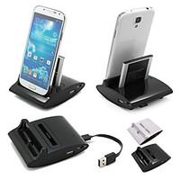 Cwxuan 3 in 1 Desktop Data Sync Charge OTG Station USB Cradle Charger for Samsung Galaxy S3 i9300