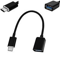Cwxuan USB 3.1 Type C Male to USB 3.0 Female OTG Data Connector Adapter Cable