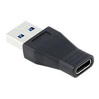 Cwxuan USB 3.1 Type C Female to USB 3.0 A Male Data Charging Adapter for Phone / MACBOOK