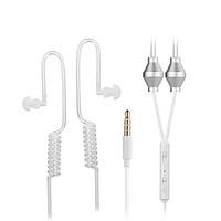 Cwxuan 3.5mm Air Pipe Anti-Radiation Bass In-Ear Earphones/Mic for iPhone 6/5S Samsung S4/5 HTC and Others