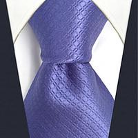 CXL6 Unique Classic Men Neckties Lavender Solid 100% Silk Business Casual Fashion Extra Long