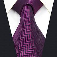 CXL11 New Extra Long For Men\'s Neckties Violet Solid 100% Silk Casual Classic Business Dress