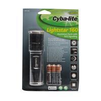 Cybalite Lightstar 160 Lumen Torch, Black