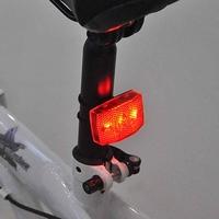 Cycling Mountain Bike Bicycle Super Bright Red 3 LED Rear Tail Light Lamp for Seatpost