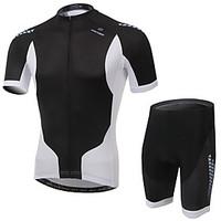 Cycling Jersey with Shorts Men\'s Short Sleeve Bike Clothing Suits Quick Dry Breathable Comfortable Terylene Mesh/Net LYCRAClassic