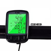 Cycling/Bike Computer Waterdichte Lcd Backlight Av - Average Speed Odo - Odometer Backlight Tme - Lapsed Time SPD - Current