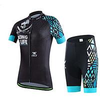 cycling jersey with shorts womens short sleeve bike tops bottoms breat ...