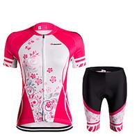 Cycling Jersey with Shorts Unisex Short Sleeve Bike Pants/Trousers/Overtrousers Tracksuit Crop Clothing SuitsQuick Dry Windproof