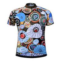 Cycling Jersey Men\'s Short Sleeve Bike JerseyQuick Dry Breathable Soft Lightweight Materials Back Pocket Sweat-wicking Comfortable UV