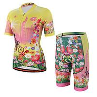 cycling jersey with shorts unisex short sleeve bike jersey padded shor ...