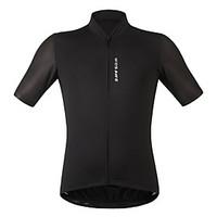 Cycling Jersey Unisex Short Sleeve Bike Jersey Tops Breathable Back Pocket Sweat-wicking Anti-skidding Polyester Classic SummerLeisure