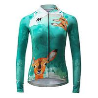 Cycling Jersey Women\'s Long Sleeve Bike Jersey Quick Dry Breathable Polyester Fashion Spring Summer Fall/Autumn
