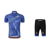 Cycling Jersey with Shorts Bike 3D Pad Reflective Strips Polyester Coolmax Spring Summer Fall/Autumn Cycling/Bike