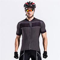 Cycling Jersey Unisex Short Sleeve Bike Sweatshirt Jersey Tops Breathable Back Pocket Sweat-wicking Polyester Classic SummerExercise