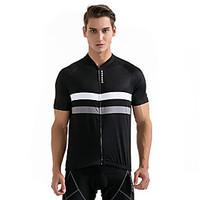 Cycling Jersey Unisex Short Sleeve Bike Sweatshirt Jersey Tops Breathable Back Pocket Sweat-wicking Polyester Classic SummerRacing