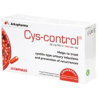 Cys-control Urinary Infection Treatment (20 capsules)