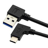 cy 90 degree usb type c 31 to 90 degree usb 30 cable male to male cabl ...