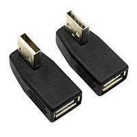 CY Female USB 2.0 to Male USB Adapter for AUX(2 pcs)