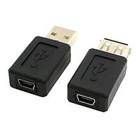 CY Male USB 2.0 to Female MINI USB Adapter