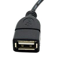 CY OTG Host Female USB 2.0 to Male Mini A/Mini B USB Data Cable(1 set)