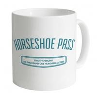 cycling horseshoe pass mug