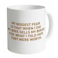 Cycling - Biggest Fear Mug